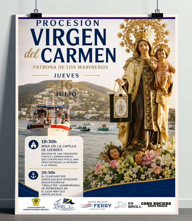 Festa de la Mare de Déu del Carme 2026 a Santa Eulària des Riu, Eivissa