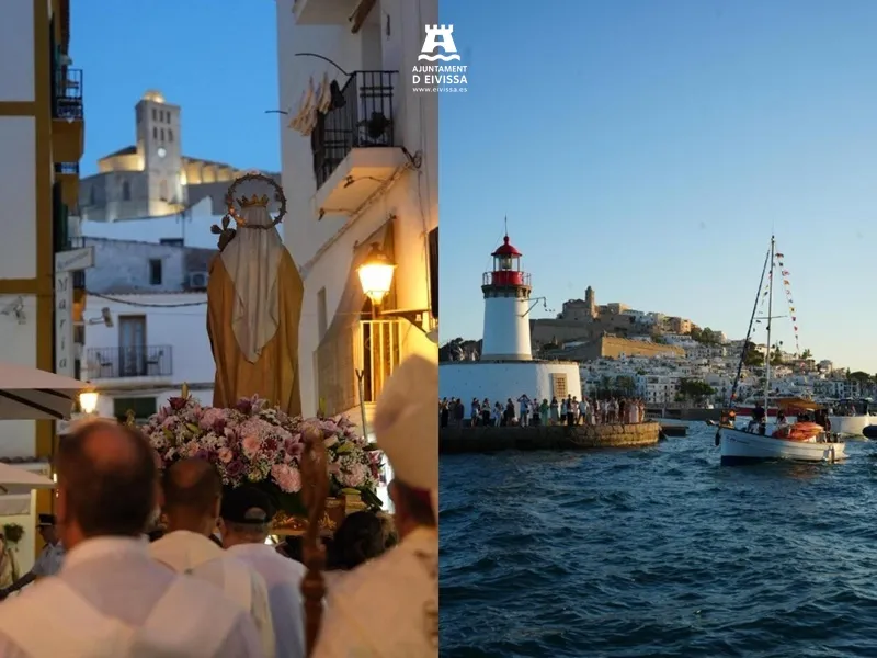 Fiestas del Carmen 2026 en Ibiza: Procesión terrestre y marítima