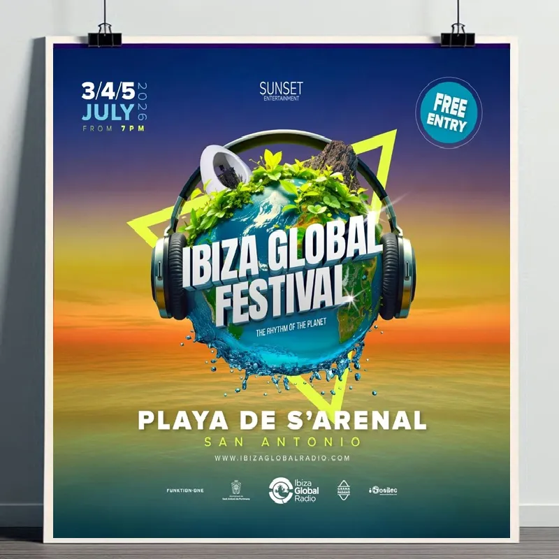 Ibiza Global Festival 2026 en San Antonio, Playa de s'Arenal