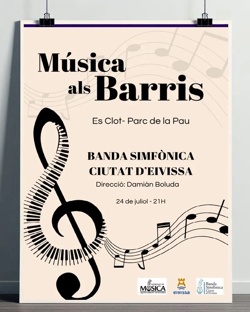 Concert 'Música als Barris' 2026 – Banda Simfònica Ciutat d’Eivissa