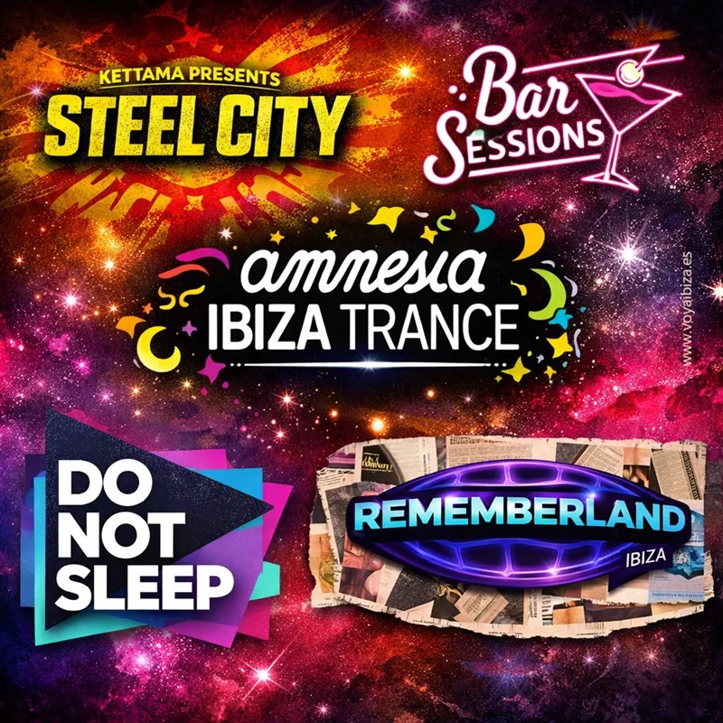 Fiestas y eventos en Amnesia Ibiza, JUNIO 2026 (I)