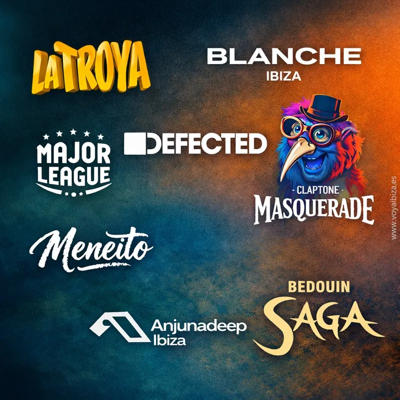 Fiestas Chinois Ibiza JUNIO 2026: Logos