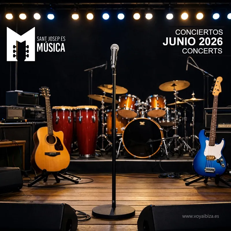 Concerts Sant Josep Juny 2026, Eivissa (Ibiza). Sant Josep és Música