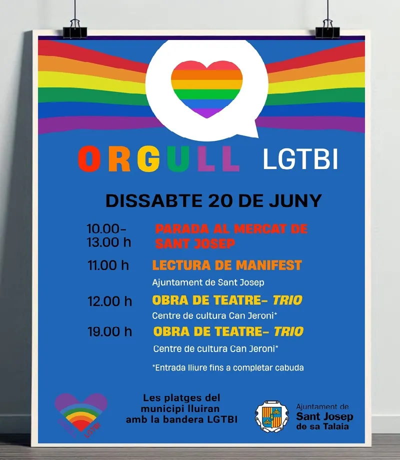 Dia Internacional de l'Orgull LGTBI a Sant Josep, Eivissa