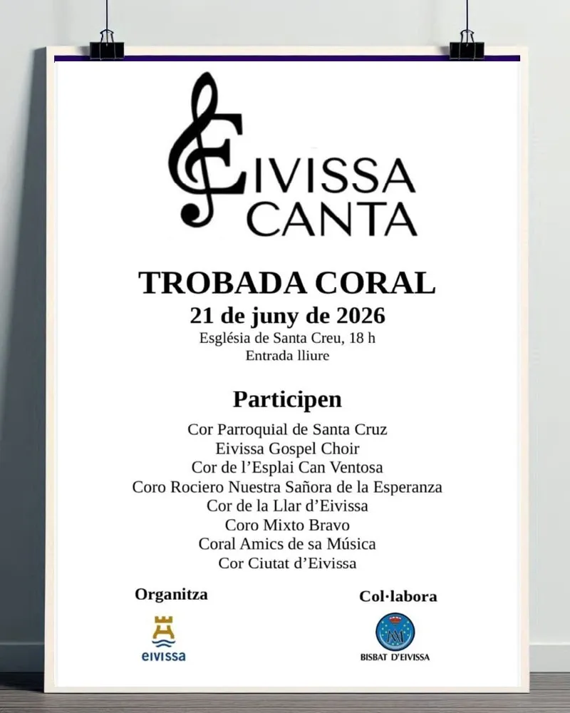 Eivissa Canta – Trobada Coral a l'Església de Santa Creu 2026, Eivissa