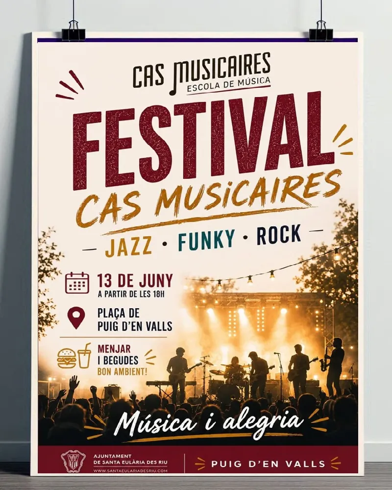 Festival Cas Musicaires 2026 a Puig d'en Valls (Santa Eulària), Eivissa