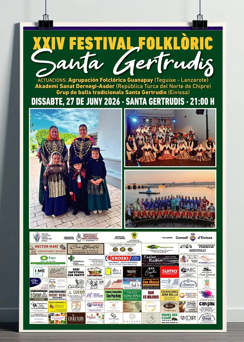 XXIV Festival Folklóric Santa Gertrudis 2026 (Santa Eulària), Eivissa