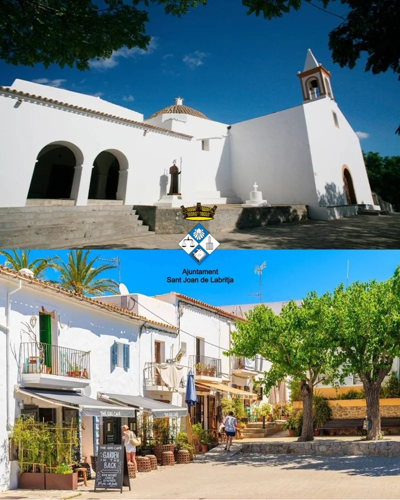 Fiestas de Sant Joan 2026: Imágenes de la Iglesia y una calle del pueblo