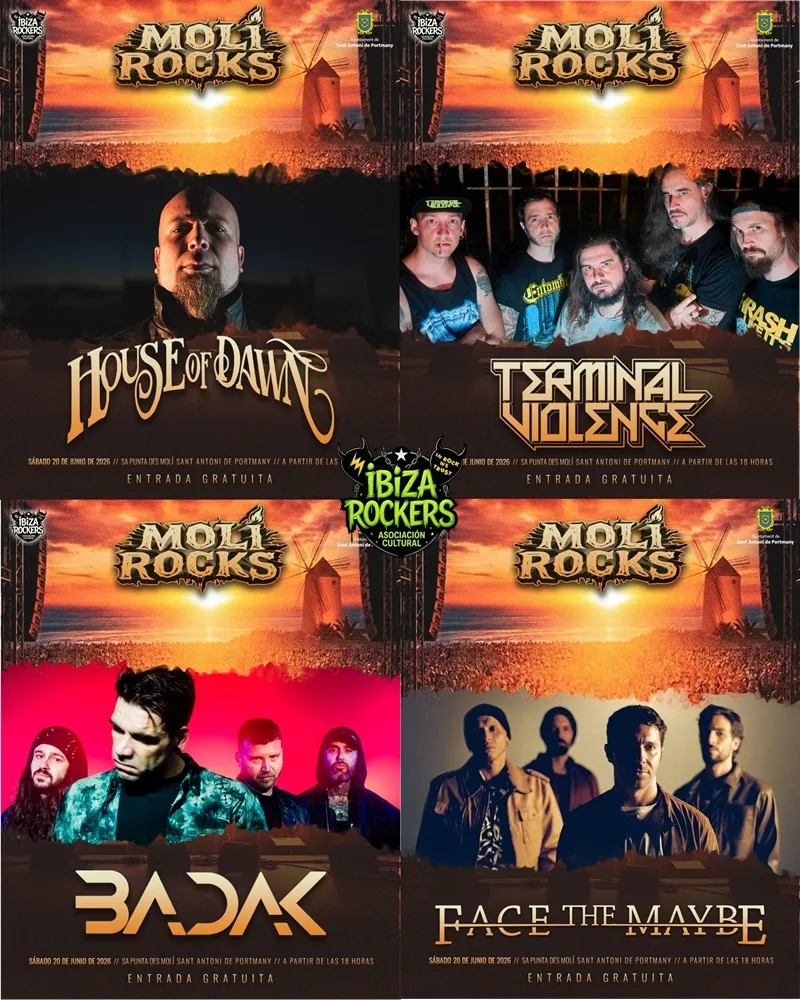 Molí Rocks Festival Ibiza 2026 – Bandas (II)