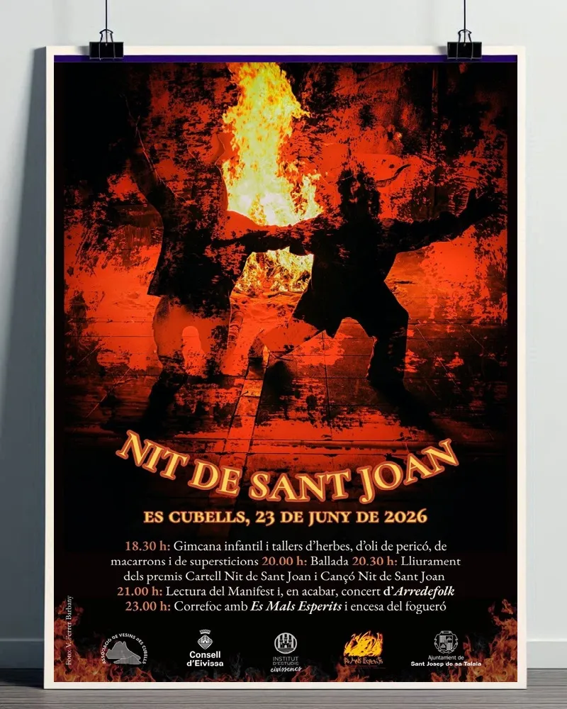 Festa de la Nit de Sant Joan 2026 a Es Cubells (Sant Josep de sa Talaia), Eivissa