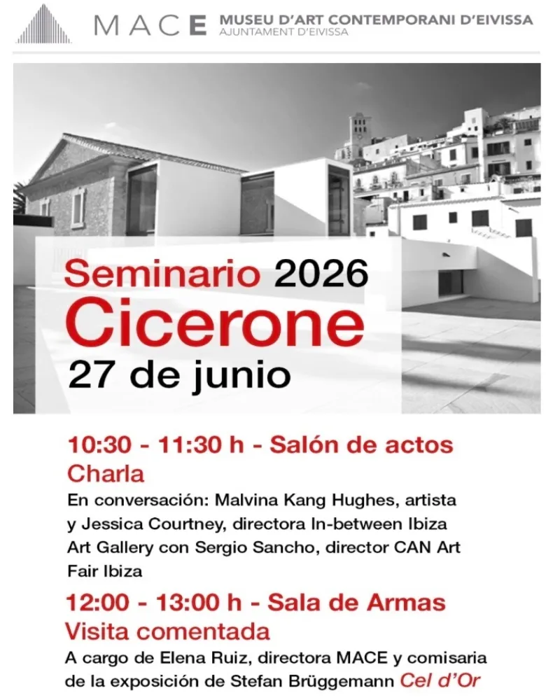 Seminari Cicerone 2026 al Museu d'Art Contemporani d'Eivissa (MACE)