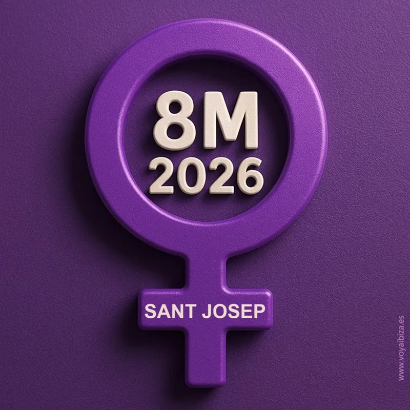 Día Internacional de la Mujer 2026: 8M. Sant Josep de sa Talaia, Ibiza (Eivissa)