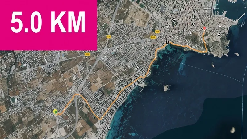 Carrera de la Mujer Ibiza 2026, II Edición: Mapa del recorrido