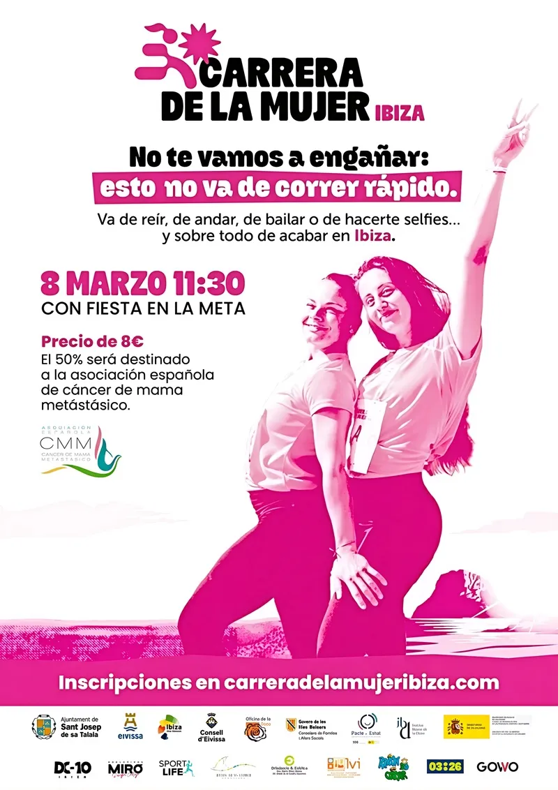 Carrera de la Mujer Ibiza 2026 (Eivissa): II Edición