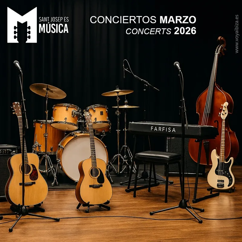 Concerts Sant Josep Març 2026, Eivissa (Ibiza). Sant Josep és Música