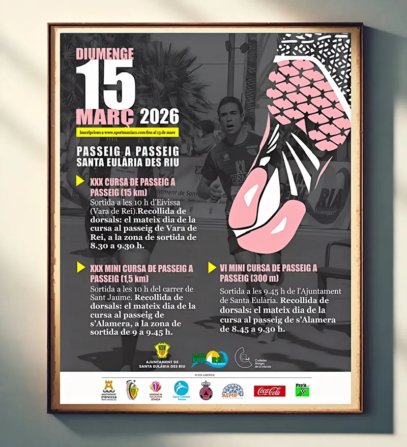 XXX Cursa Passeig a Passeig 2026 a Santa Eulària des Riu, Eivissa