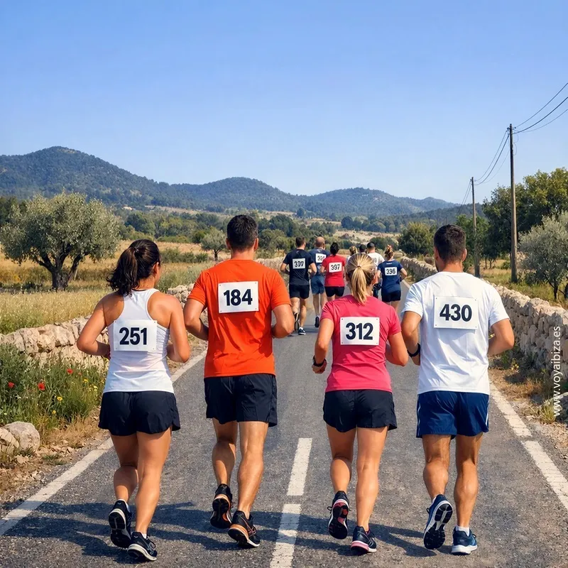 Cursa Passeig a Passeig 2026 en Santa Eulària des Riu, Ibiza, XXX Edición