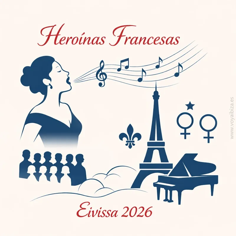 Heroínas francesas: Concierto en Can Ventosa 2026, Ibiza (Eivissa)