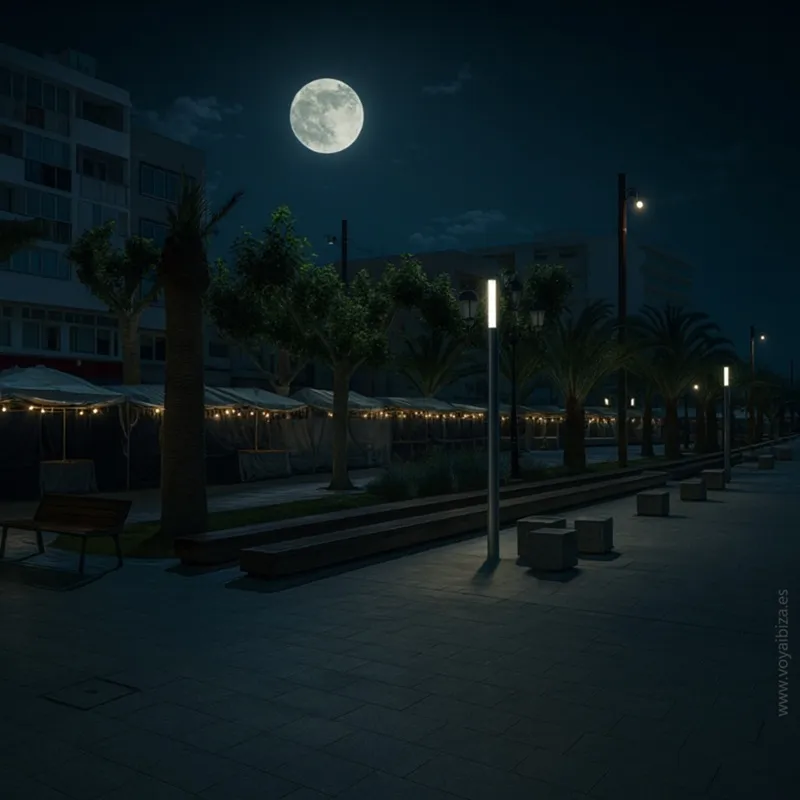 Paseo de s'Alamera, Santa Eulalia del Río, Ibiza