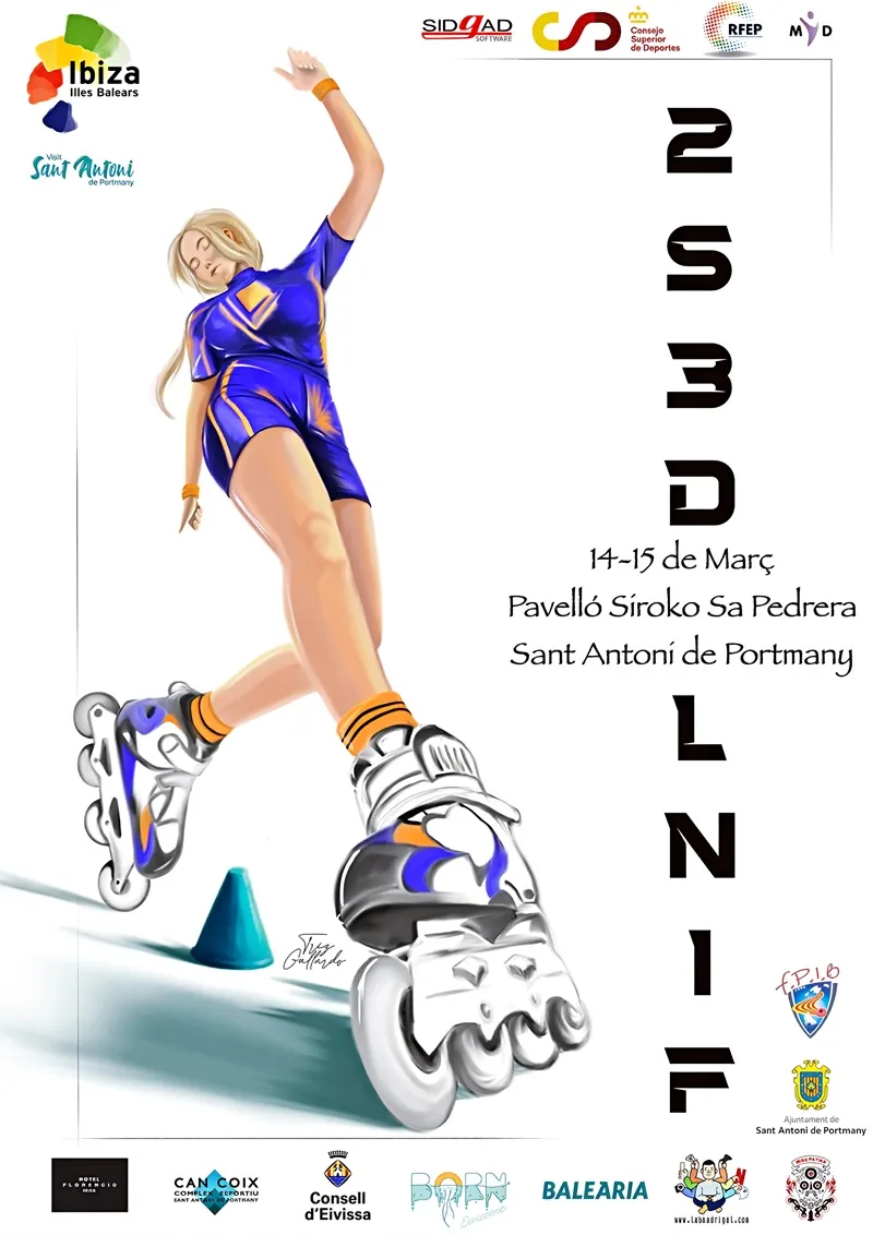 Campeonato Liga Nacional 3ª División Patinaje Inline Freestyle San Antonio (Sant Antoni) 2026, Ibiza (Eivissa)
