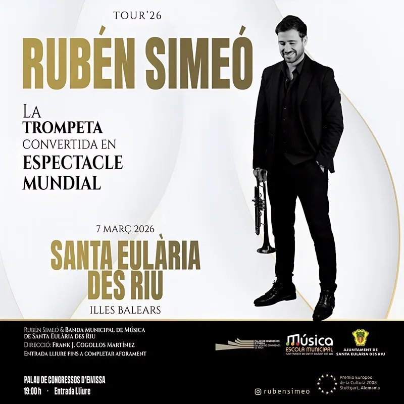 Concierto de Rubén & Banda Municipal de Música de Santa Eulària (Ibiza 2026)