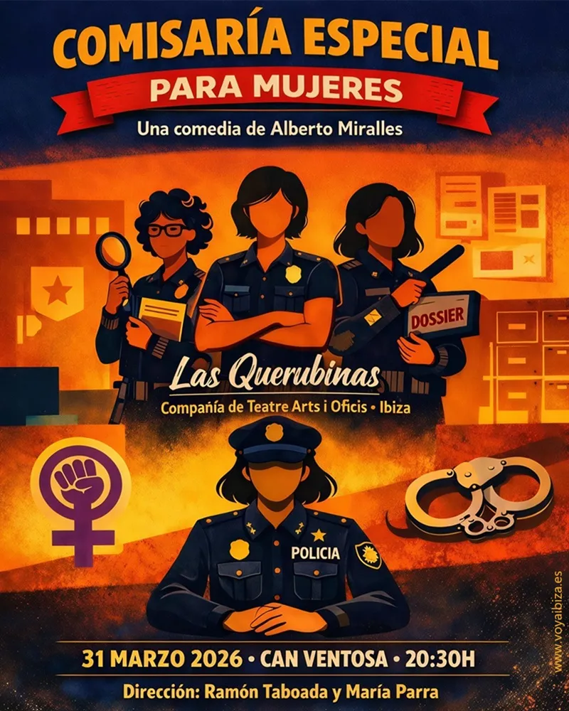 Comisaría especial para mujeres. Teatro en Can Ventosa 2026, Ibiza