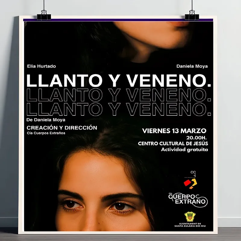 Llanto y veneno: Teatre a Jesús 2026. Santa Eulària des Riu, Eivissa