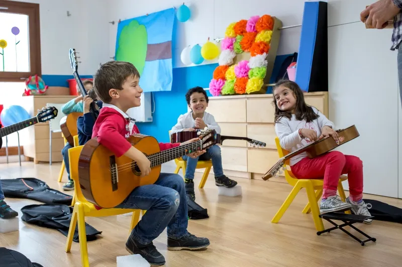 Bressol de Músics: Grupo de niños en Bressol de Músics