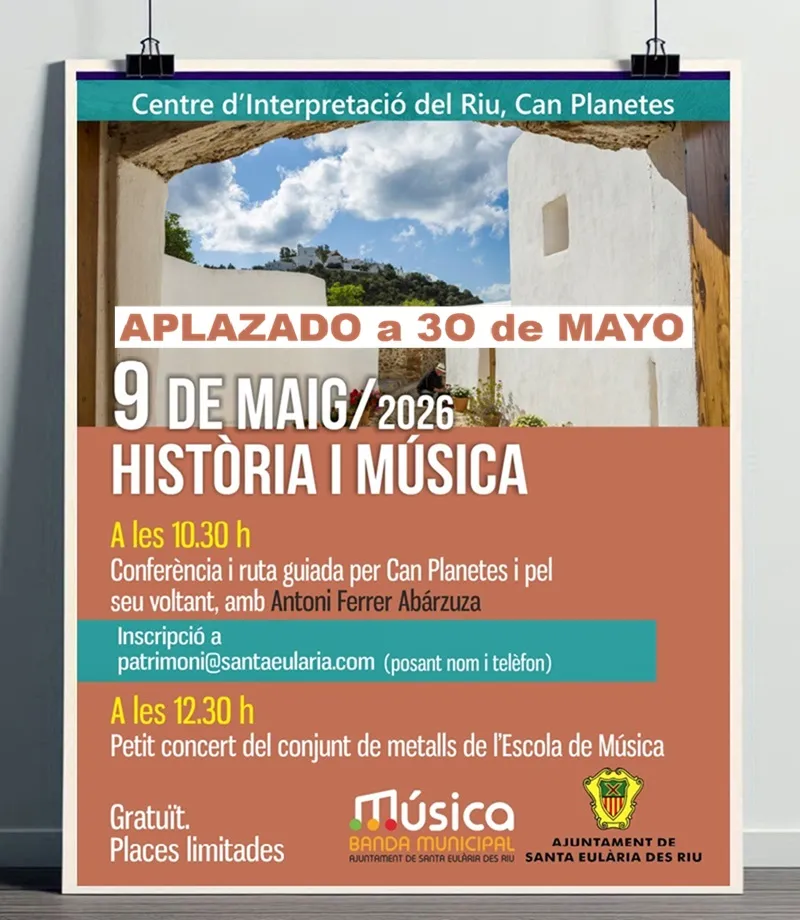 Conferència, ruta guiada i concert a Can Planetes 2026, Santa Eulària des Riu, Eivissa