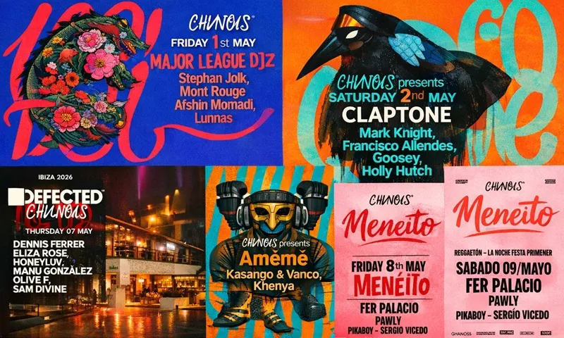 Fiestas Chinois Ibiza MAYO 2026: Carteles (I)