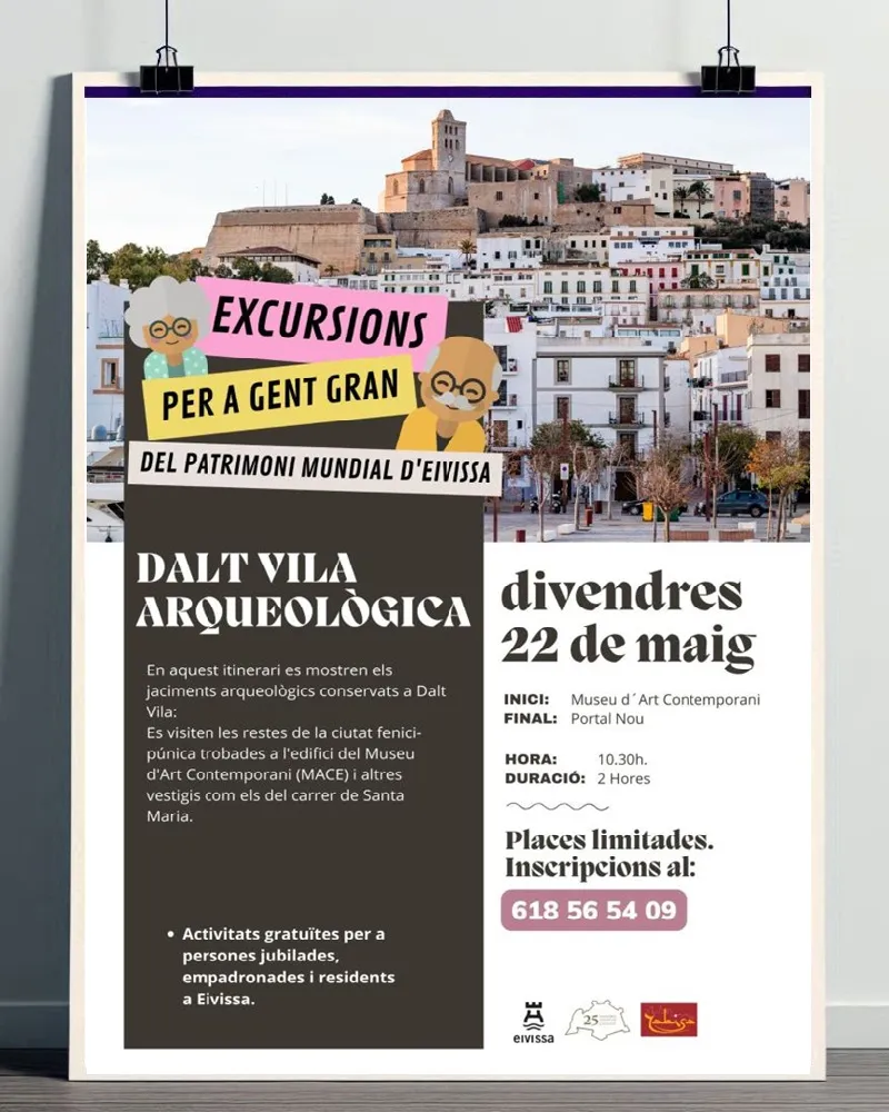 Dalt Vila Arqueològica Eivissa 2026 – MACE – Portal Nou – Ruta Patrimonial per a Gent Gran