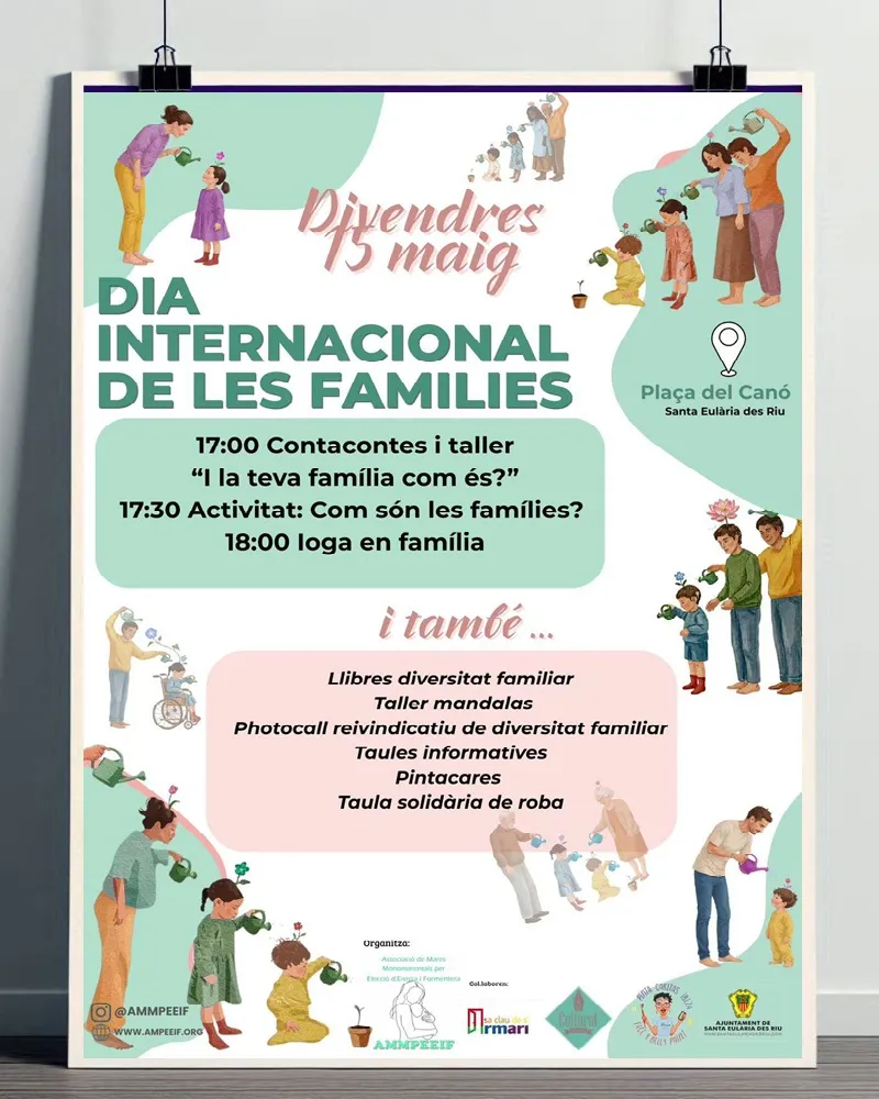 Dia Internacional de les Famílies 2026 a Santa Eulària des Riu, Eivissa