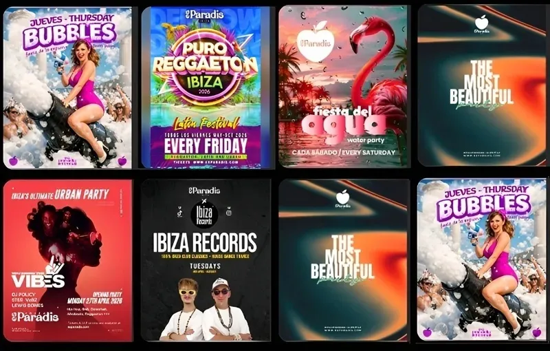 Fiestas en Es Paradis Ibiza, MAYO 2026