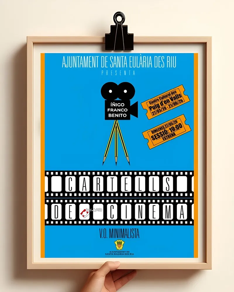 Exposició Cartells de Cinema d'Íñigo Franco Benito a Puig d'En Valls (Santa Eulària) 2026, Eivissa
