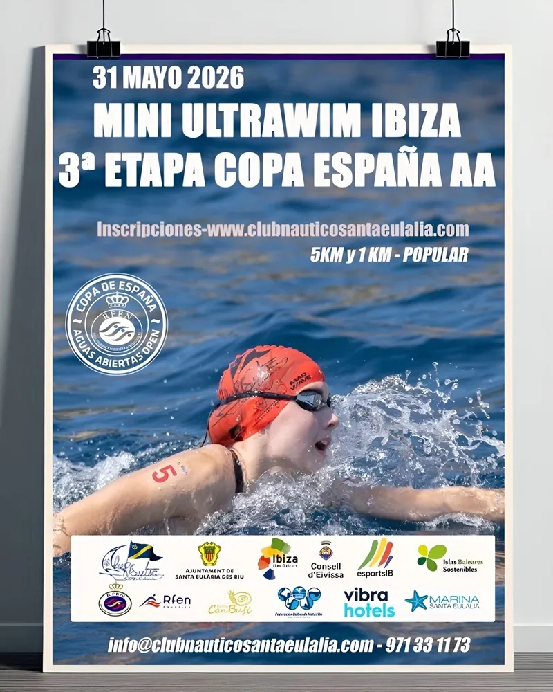 Mini Ultraswim Ibiza 2026 – Santa Eulària des Riu
