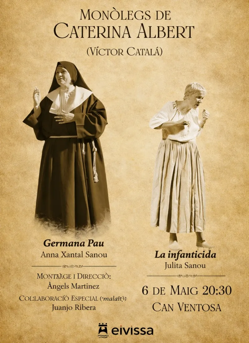 Monòlegs de Caterina Albert (Víctor Catalá) a l'AUditori de Can Ventosa 2026, Eivissa