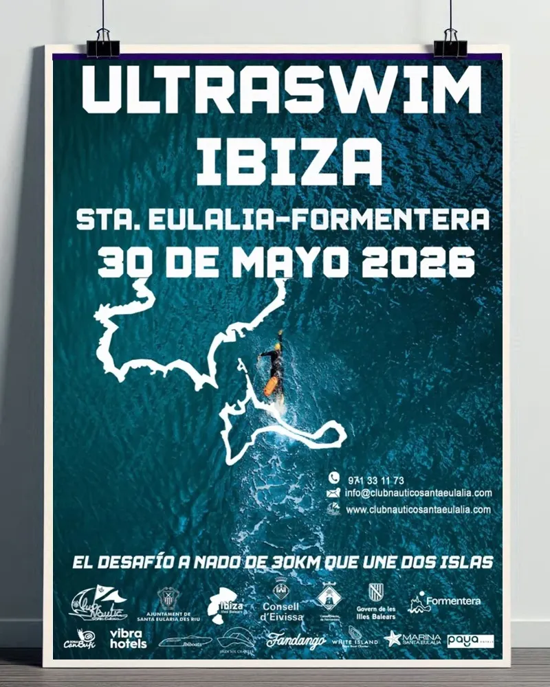 Ultraswim Ibiza 2026. Santa Eulària des Riu - Formentera. XII Edición
