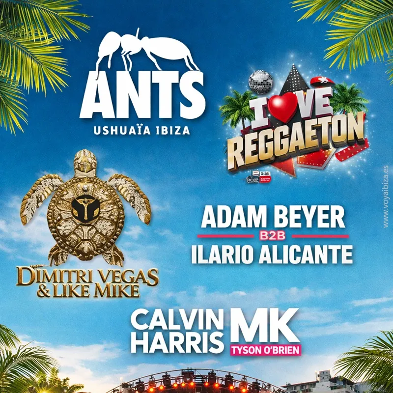 Fiestas Ushuaïa Ibiza MAYO 2026