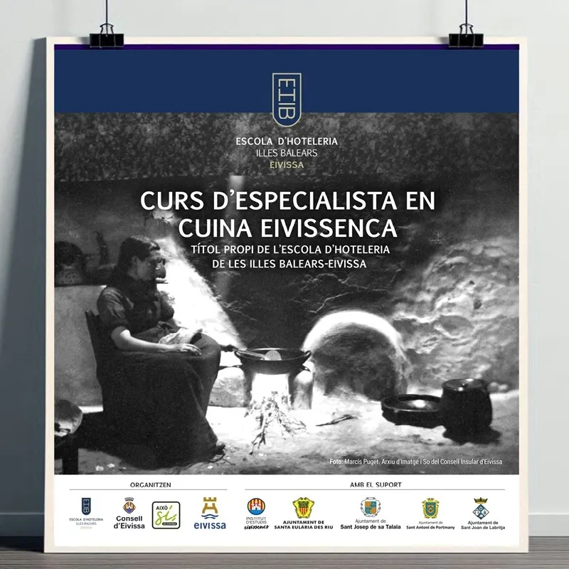 Primer Curso de Especialista en Cocina Ibicenca Ibiza 2026-2027 - Escuela de Hostelería de Ibiza