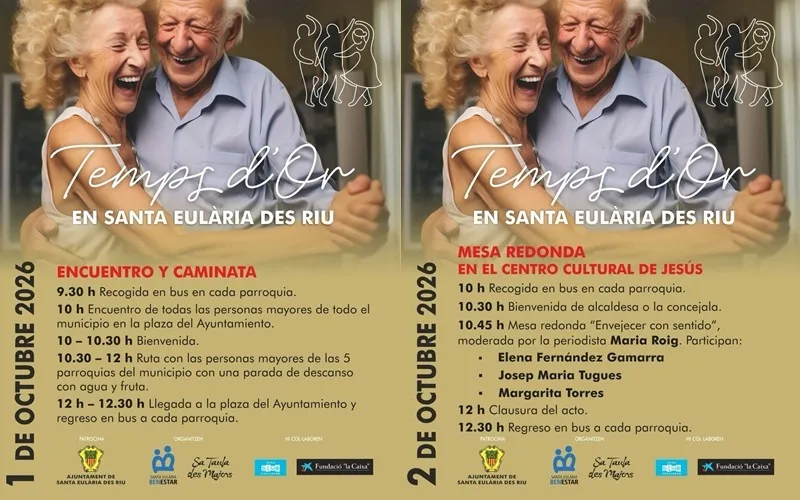 Día Internacional de las Personas Mayores 2026 en Santa Eulalia, Ibiza - Días 1 y 2