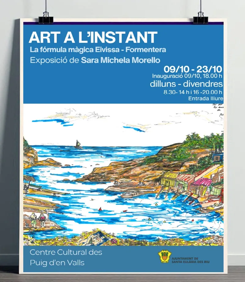Exposició de Sara Michela Morello - Art a l'instant - Puig den Valls 2026 - Eivissa