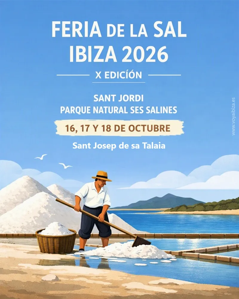Feria de la Sal Ibiza 2026 en las Salinas, Sant Josep - X Edición