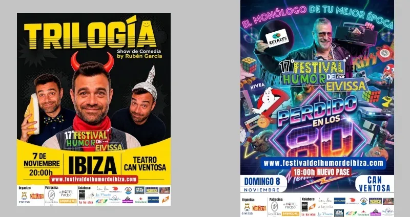 Festival del Humor de Ibiza 2026: Trilogía y Perdido en los 80