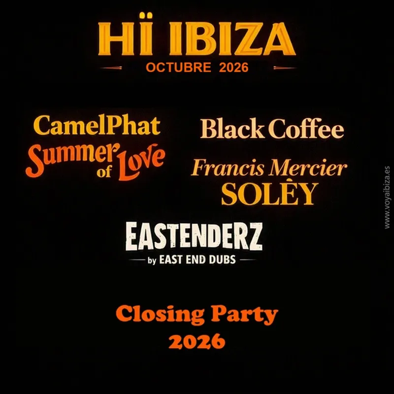 Fiestas OCTUBRE 2026 en Hï Ibiza: Logos