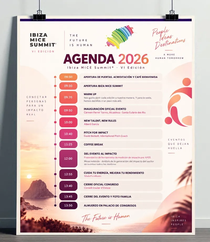 Ibiza Mice Summit 2026 - VI Edición: PROGRAMA