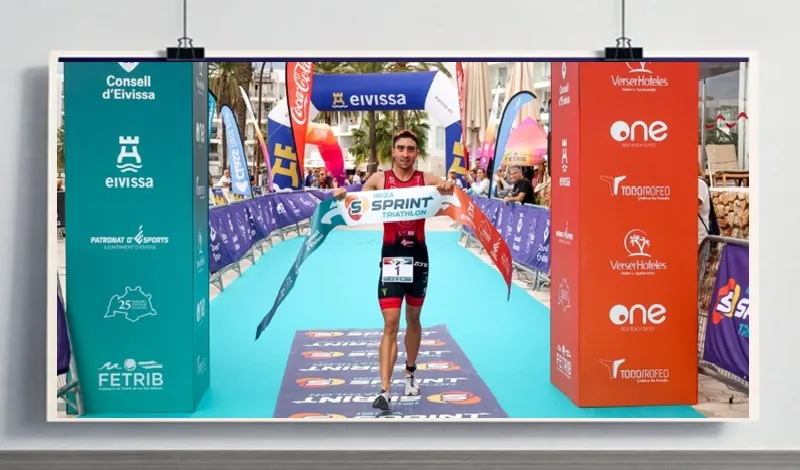 III Ibiza Sprint Triathlon 2026: imagen llegada