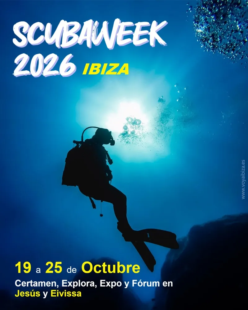 Scubaweek Ibiza 2026: encuentro sobre cultura del buceo y conservación del entorno marino