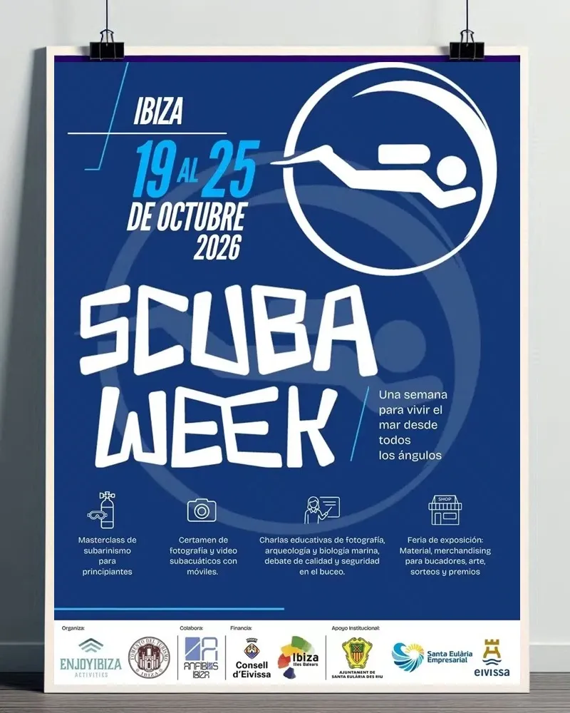 Scubaweek Ibiza 2026: actividades marinas y divulgación científica en Jesús y Eivissa
