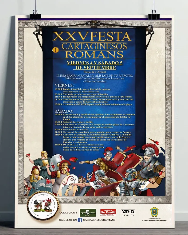 Festa Cartaginesos y Romans a Sant Antoni 2026, Eivissa