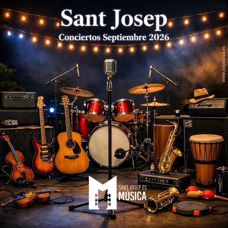 Concerts Sant Josep Setembre 2026, Eivissa (Ibiza). Sant Josep és Música